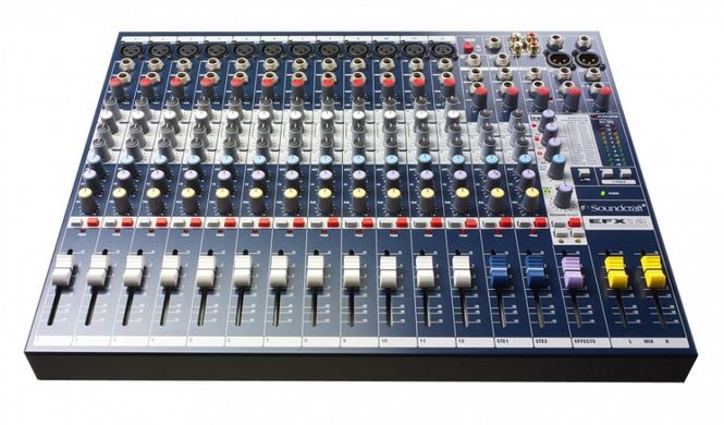 Hovedbilde Soundcraft EFX12 12+2, 2 aux med Lexicon klang, ...