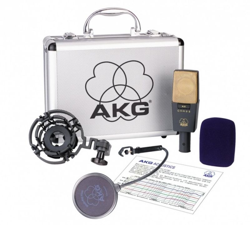 AKG C414XLII | kondensatormikrofon, multikarakteristikk, CK12 ka