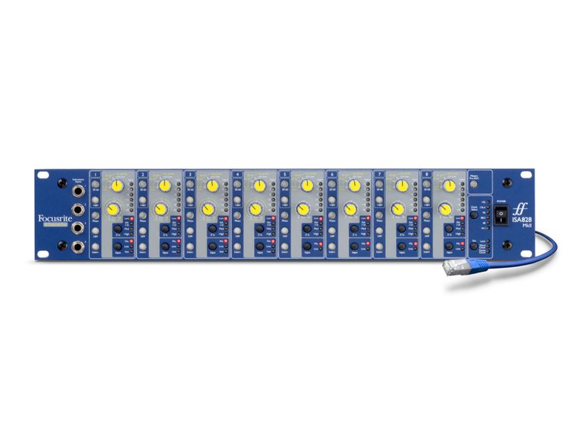 Focusrite Scarlett OctoPre Dynamic | 8 x mik/linje med kompr og 