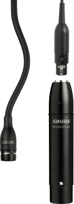 Hovedbilde Shure MX202BS dropmikrofon, sort, kondensator, ...