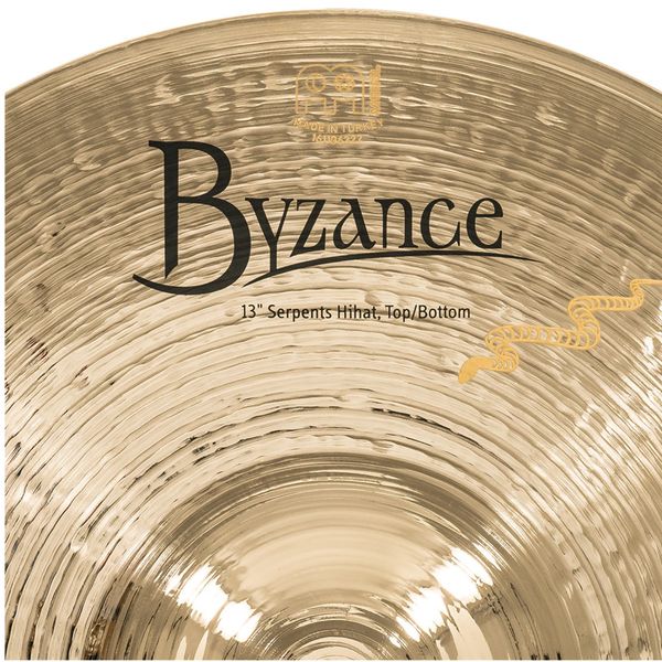 Meinl 13" Byzance Brilliant Serpents Hihat